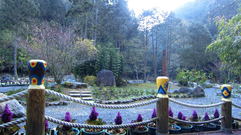 Decorated Wooden Posts