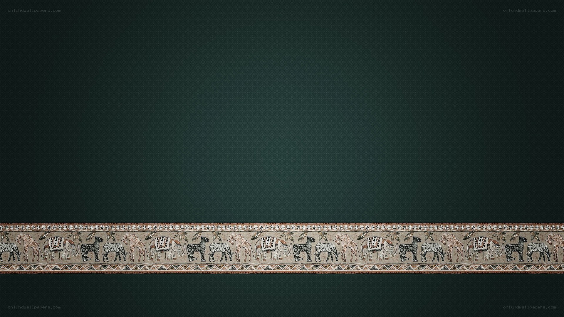 decorative animal border pattern