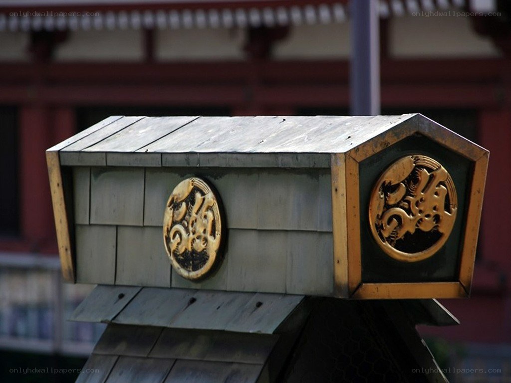 decorative box with Japanese characters