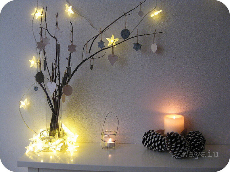 Decorative Branch with Lights