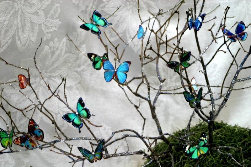 Decorative Butterflies on Branches
