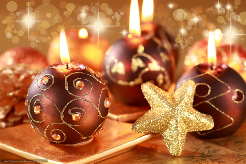 Decorative Candles and Ornament