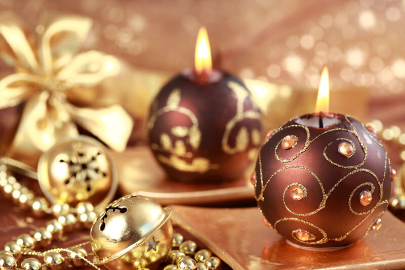 Decorative Candles and Ornaments