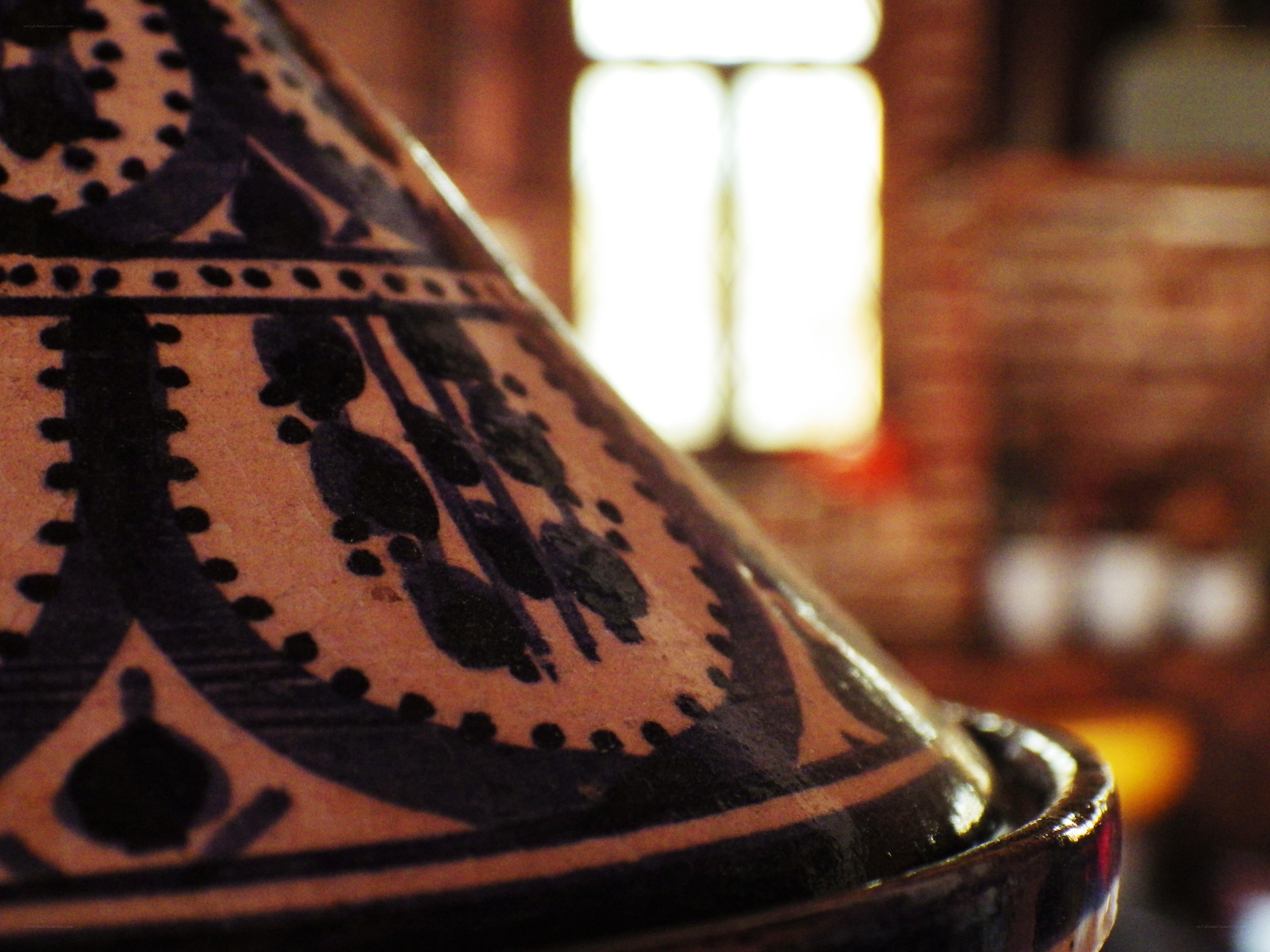 decorative ceramic tagine lid
