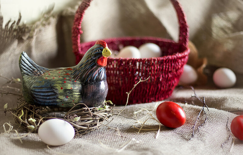 Decorative Chicken Figurine