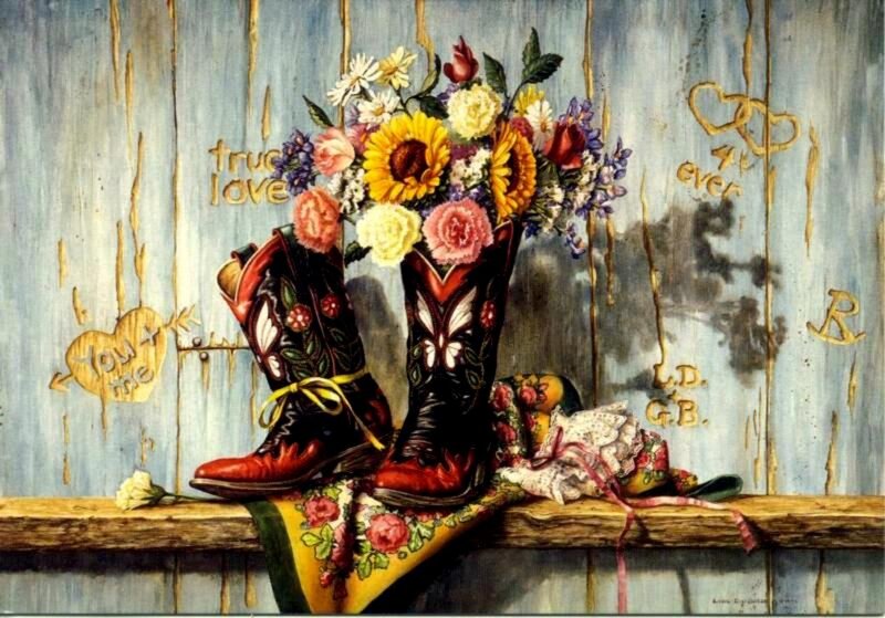 Decorative Cowboy Boots