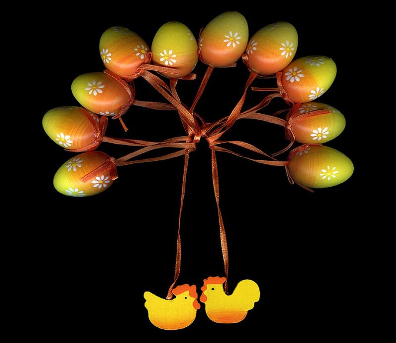 Decorative Easter Eggs — Yellow