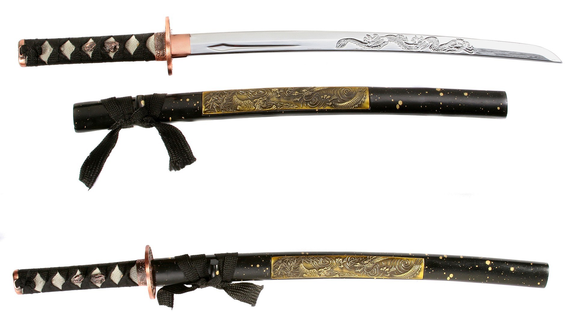 Decorative Japanese sword set