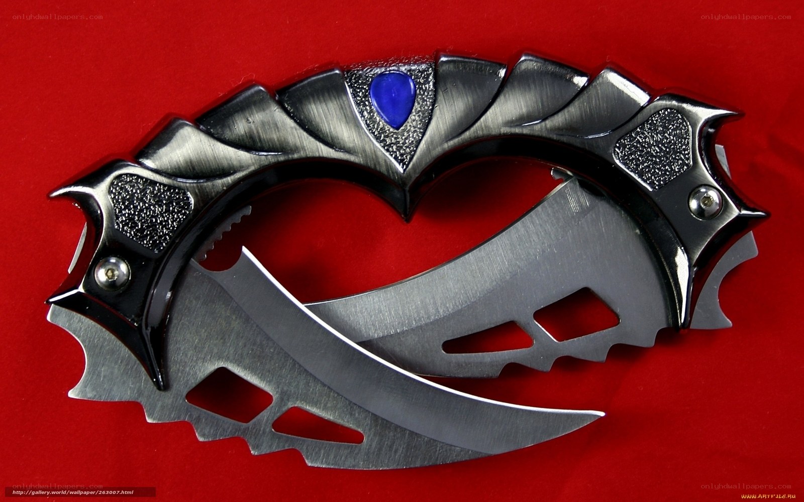 decorative knife with heart design