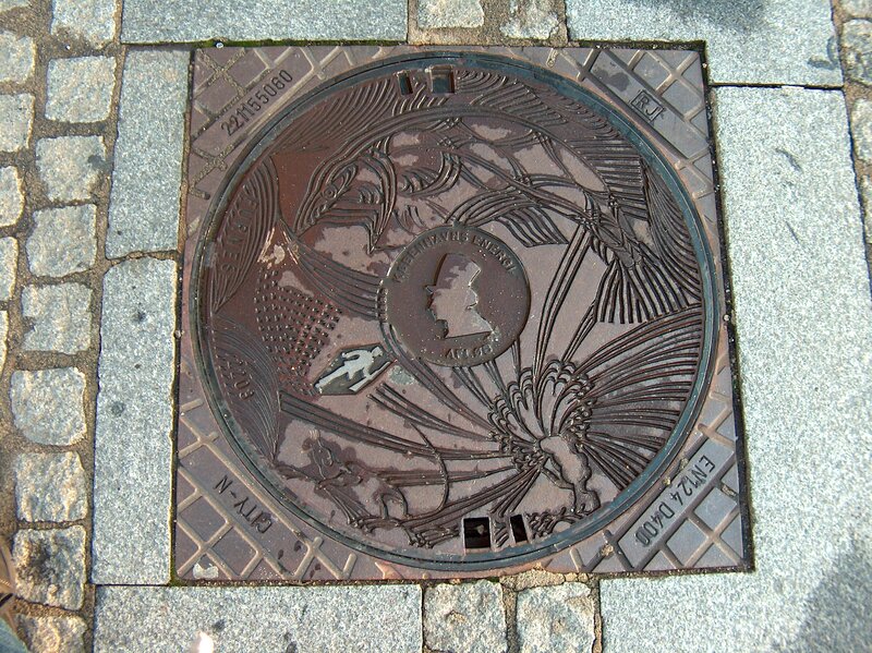 decorative manhole cover