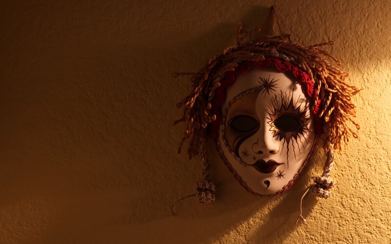 Decorative Mask on Wall