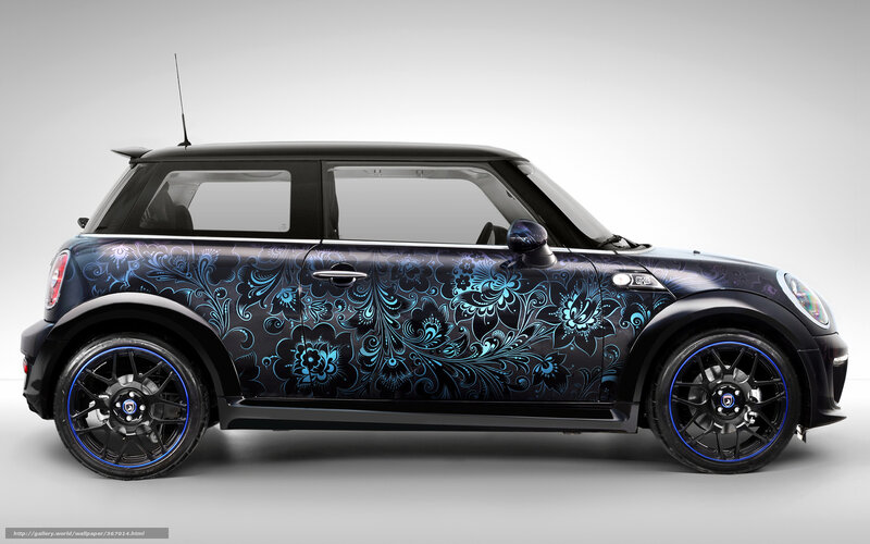 decorative mini cooper car