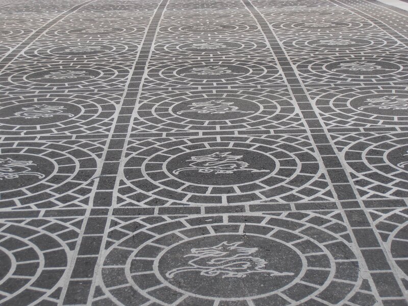 decorative pavement pattern