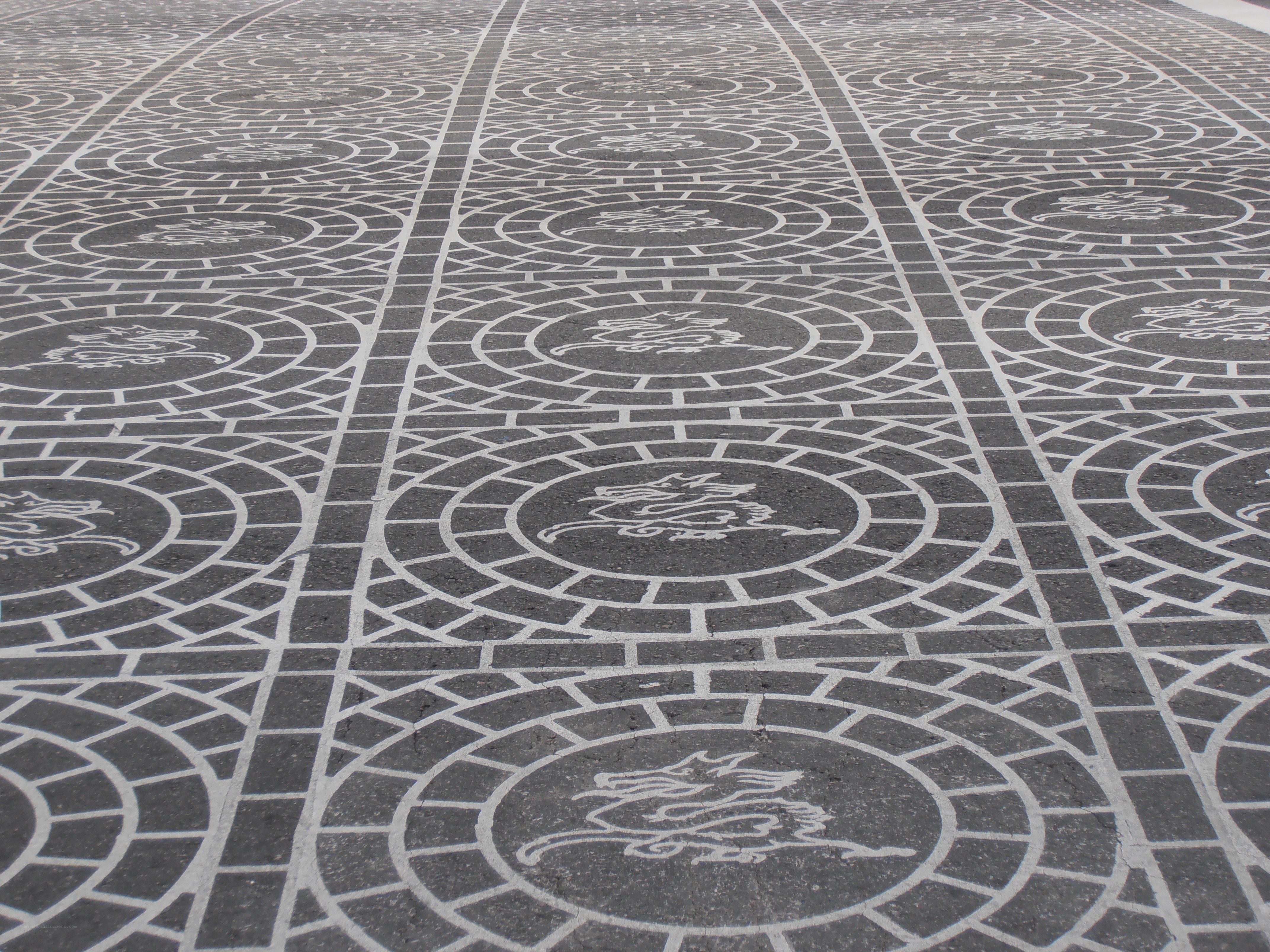 decorative pavement pattern