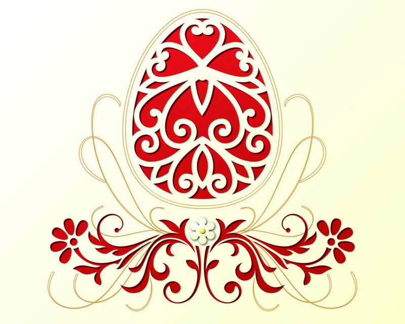Decorative Red Egg