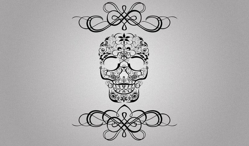 Decorative Skull Illustration