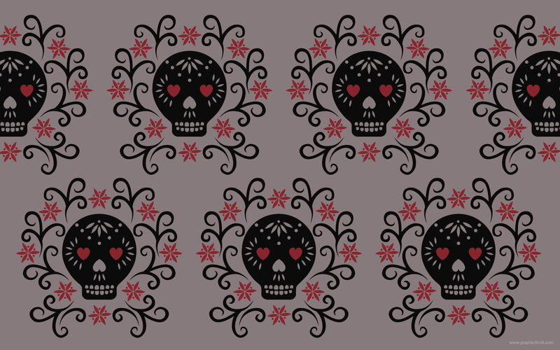 Decorative Skull Pattern