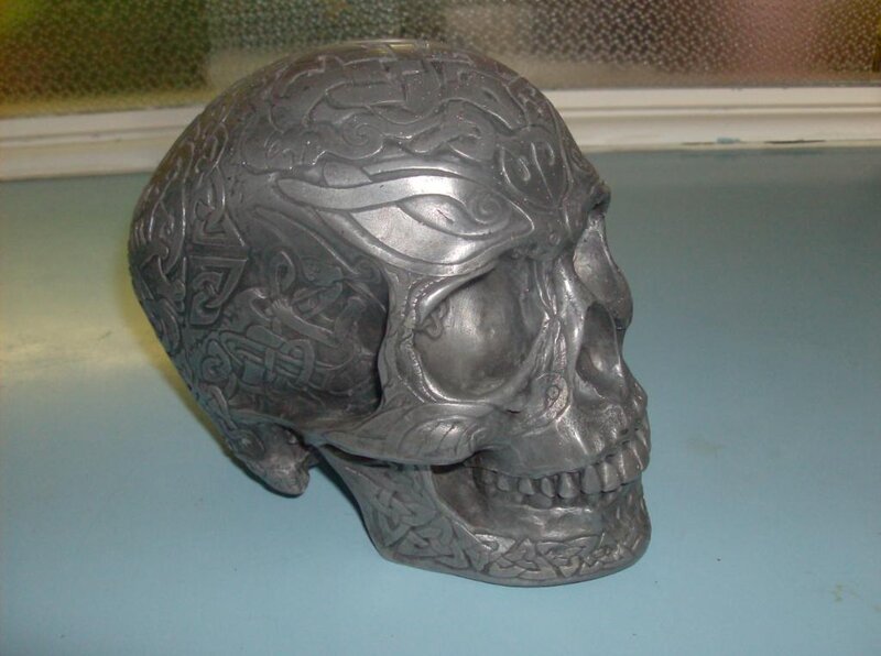 Decorative Skull Sculpture