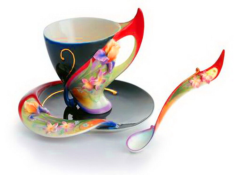 Decorative Teacup Set