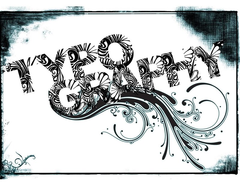 decorative typography art