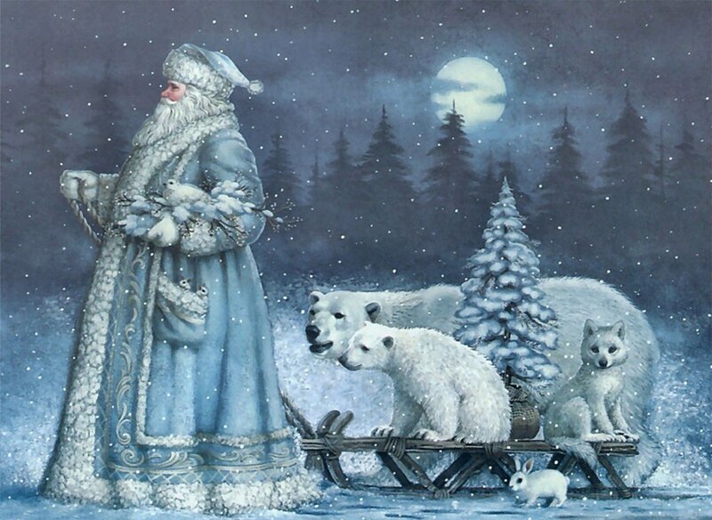 Ded Moroz with Animals