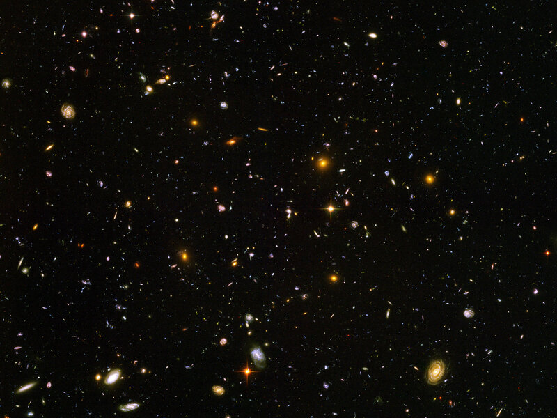 Deep field galaxy survey