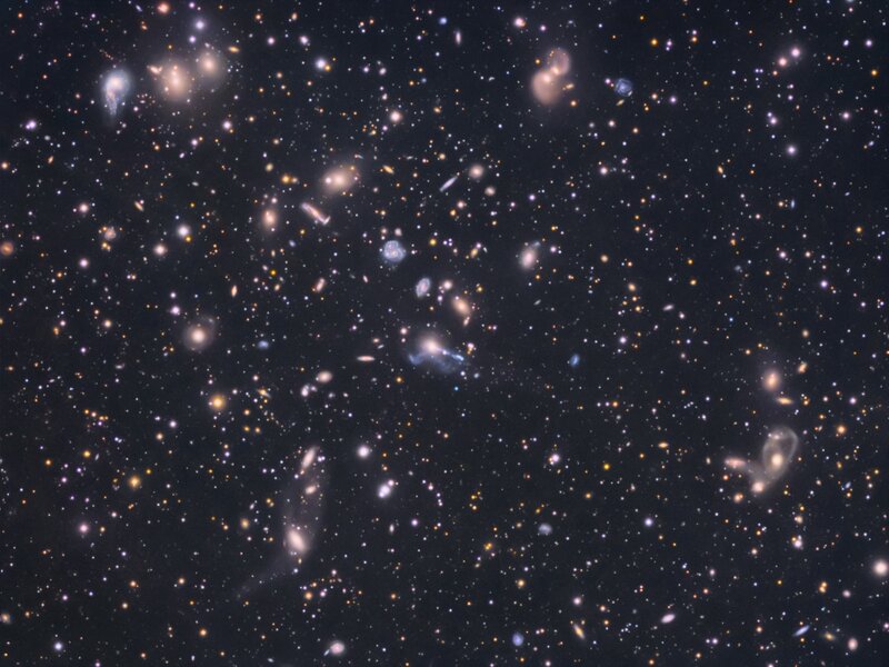 Deep field galaxy survey