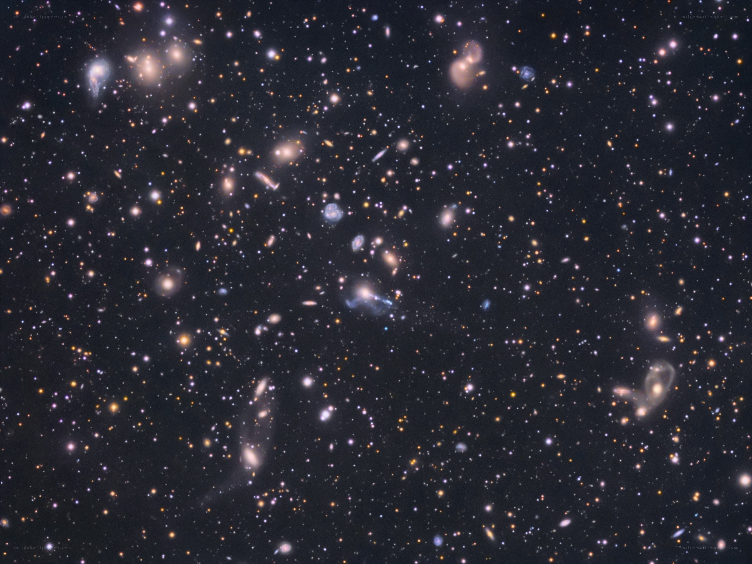 Deep field galaxy survey