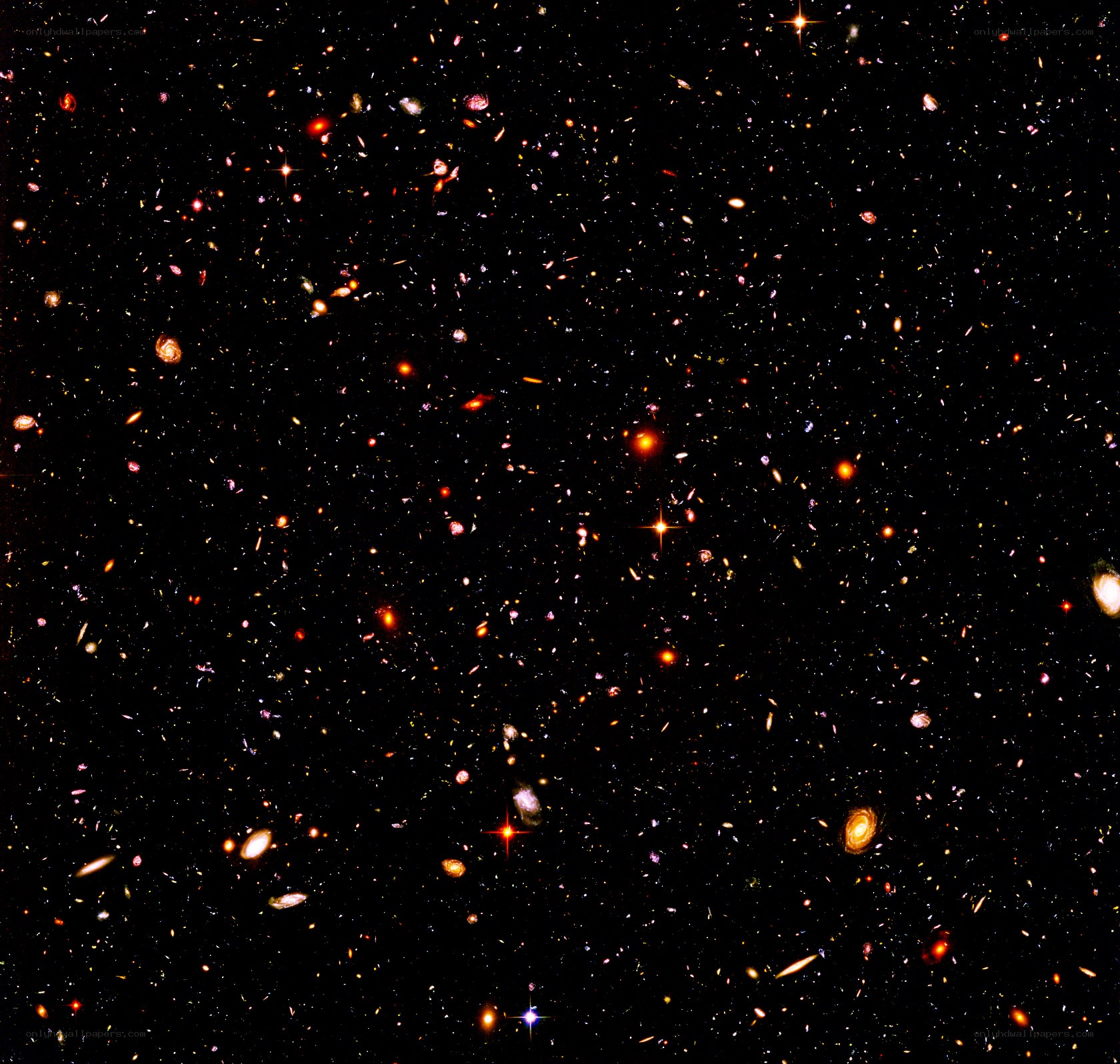 Deep field galaxy survey