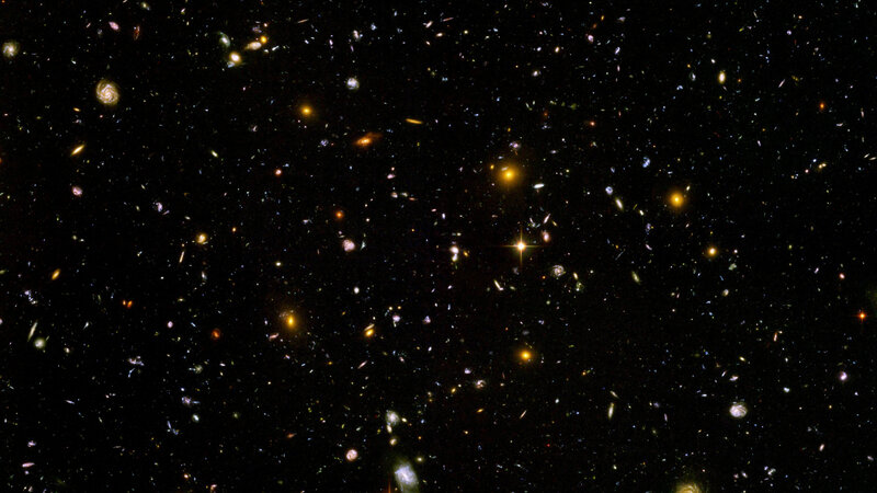 Deep field galaxy survey