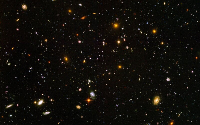 Deep field galaxy survey