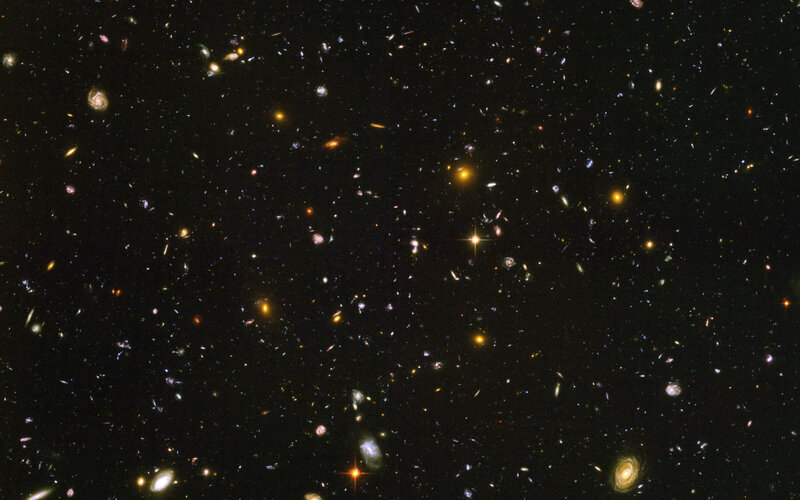 Deep field galaxy survey