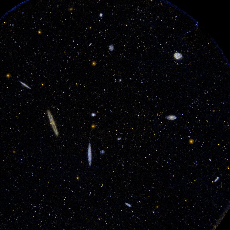 Deep field galaxy survey