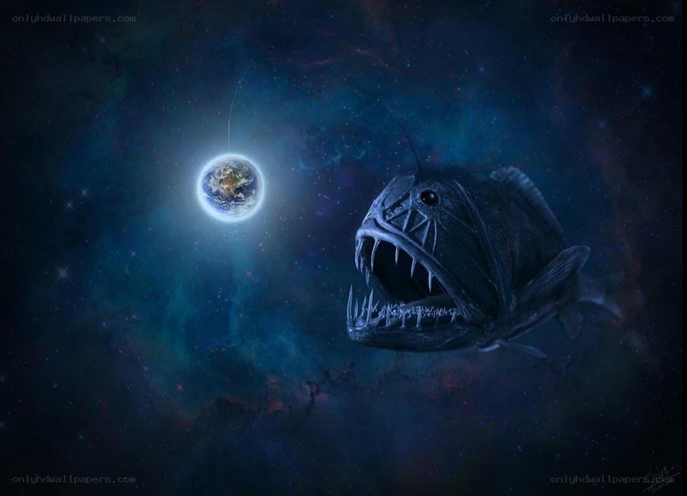 Deep-sea fish in space