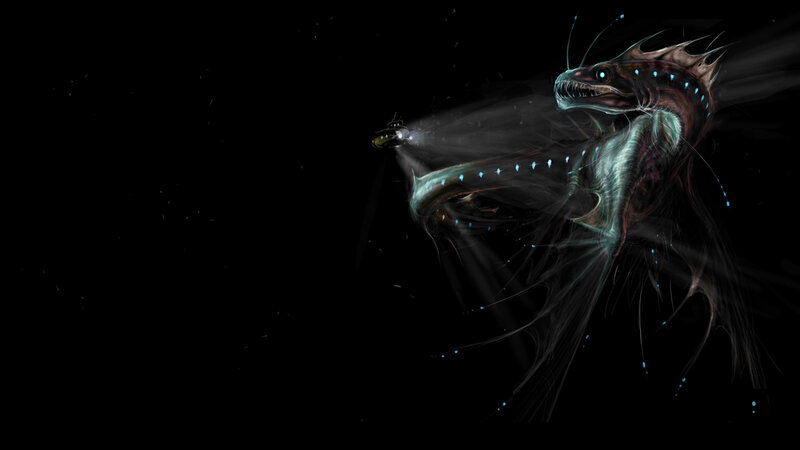 Deep sea monster encounter