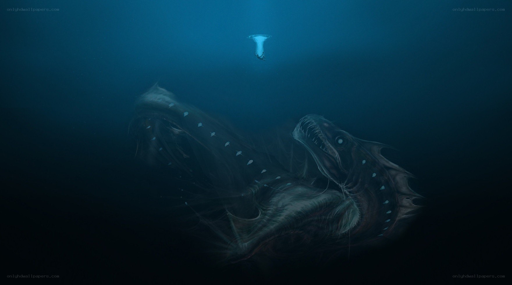 Deep sea monster encounter