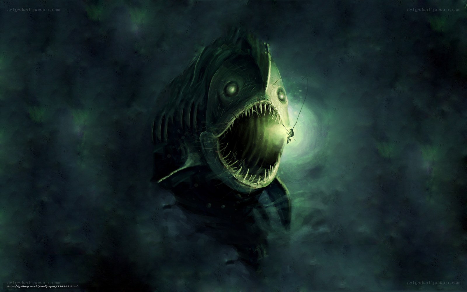 Deep sea predator fish