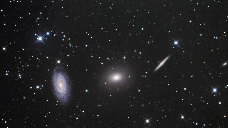 Deep sky galaxies and stars