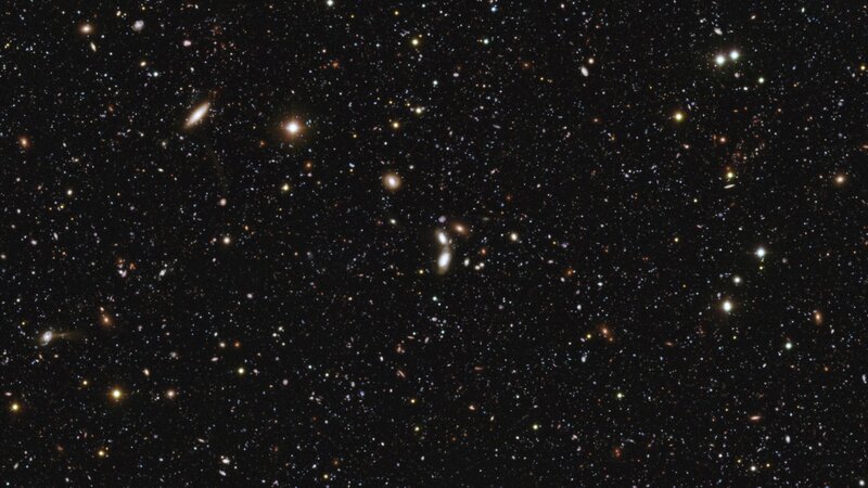 deep space galaxy field