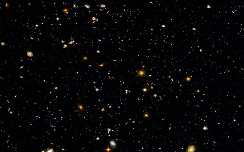 deep space galaxy field