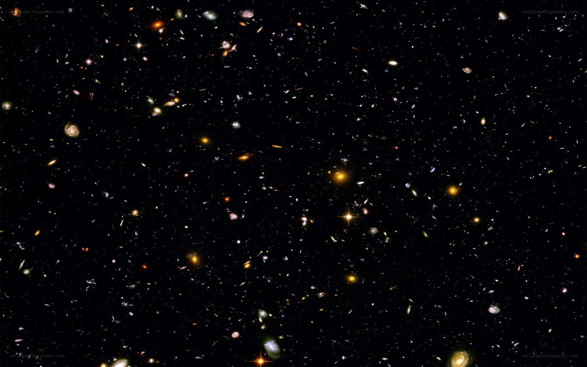 deep space galaxy field