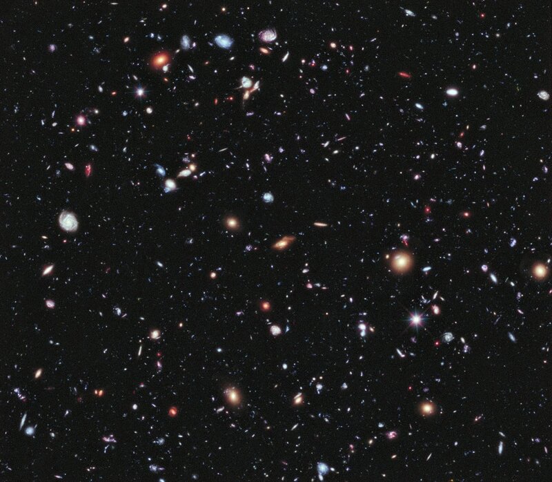 deep space galaxy field