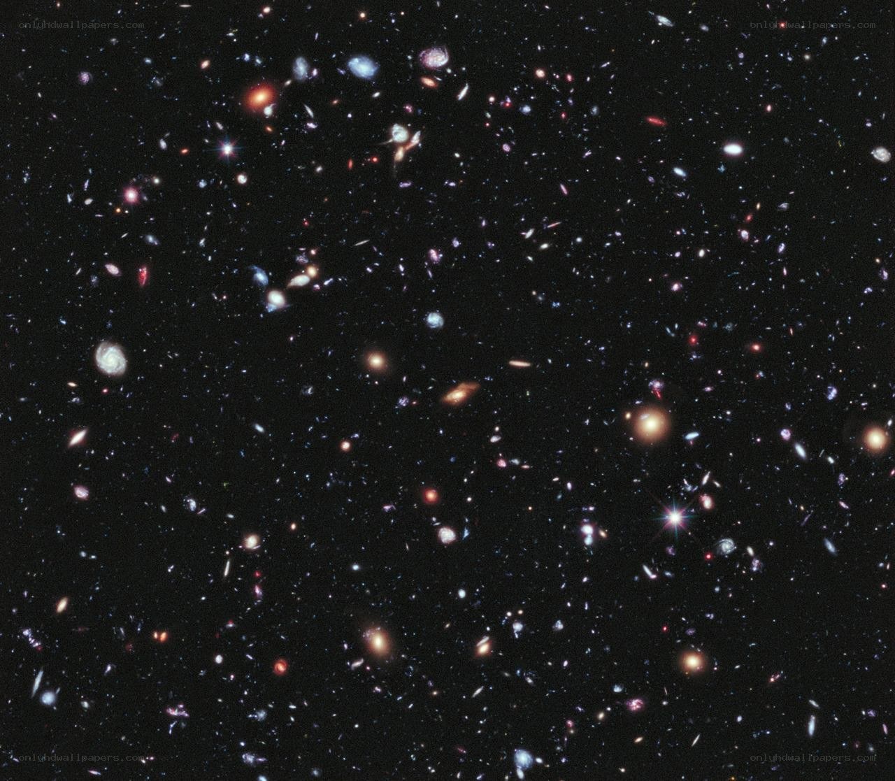 deep space galaxy field