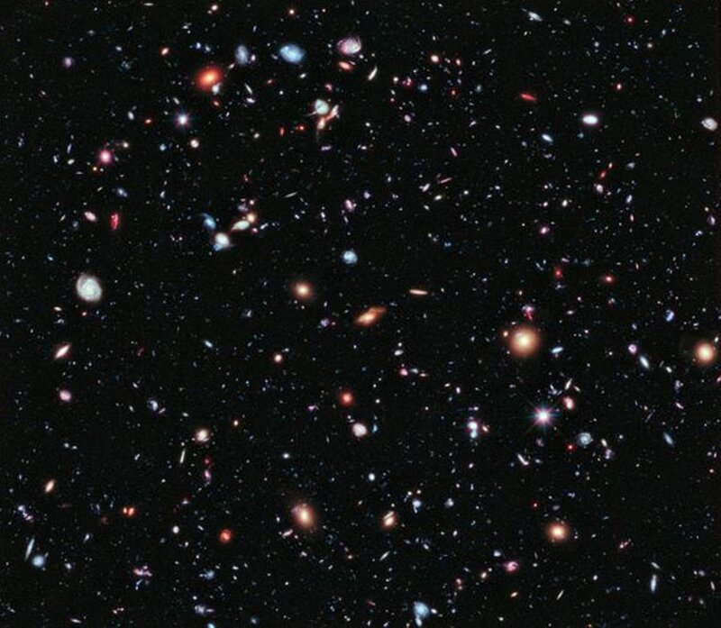 Deep Space Galaxy Field — Black, Cosmic, Night
