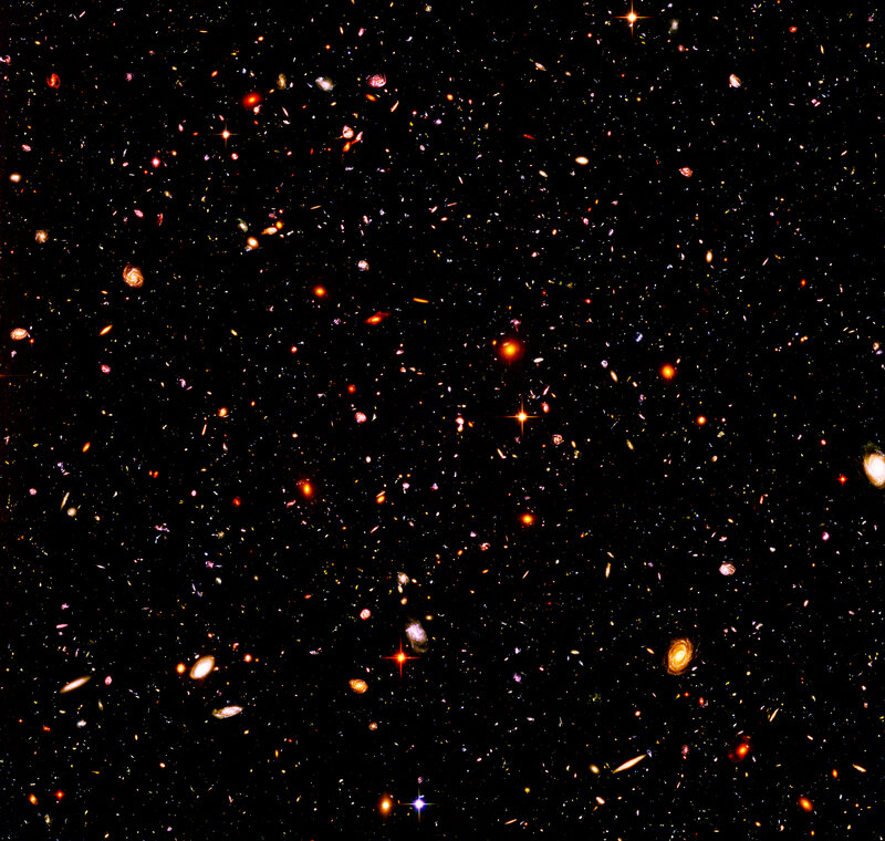 Deep Space Galaxy Field — Black, Dark, Night, Photograph, Galaxies