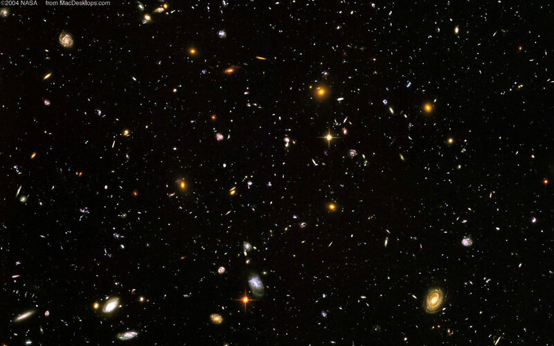 Deep Space Galaxy Field — Black, Dark, Night, Photograph