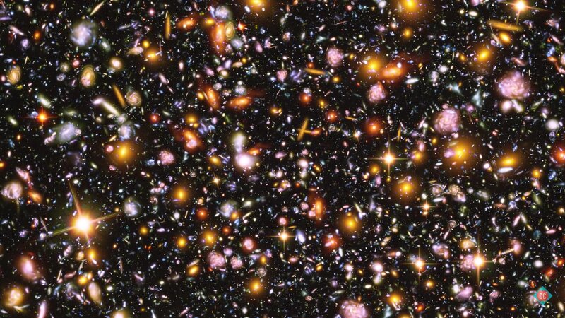 Deep Space Galaxy Field — Black, Dramatic, Photograph