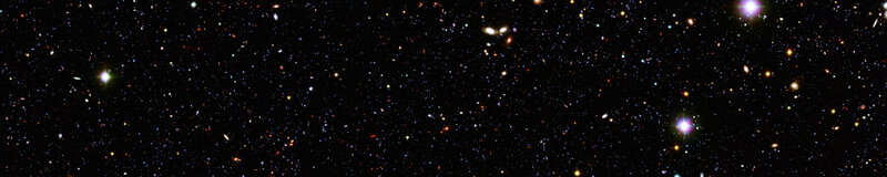 Deep space galaxy survey