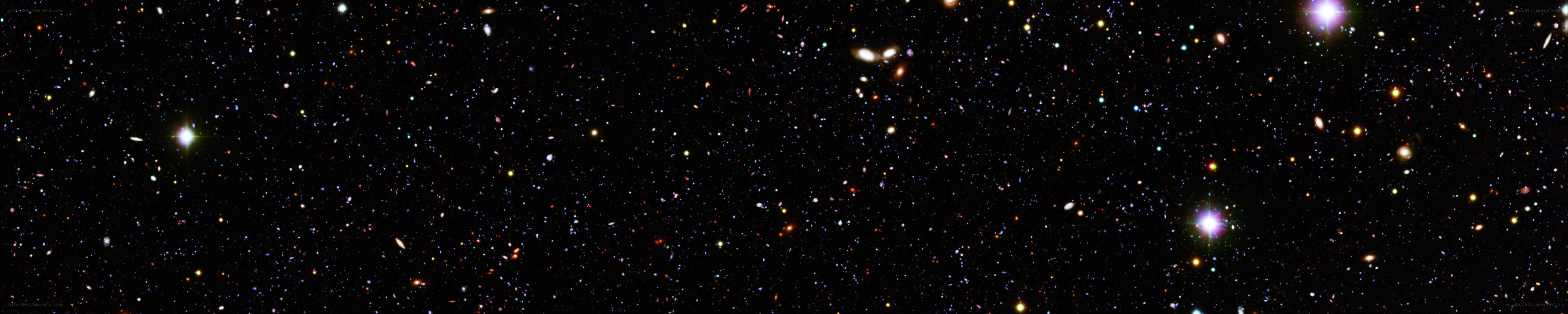 Deep space galaxy survey