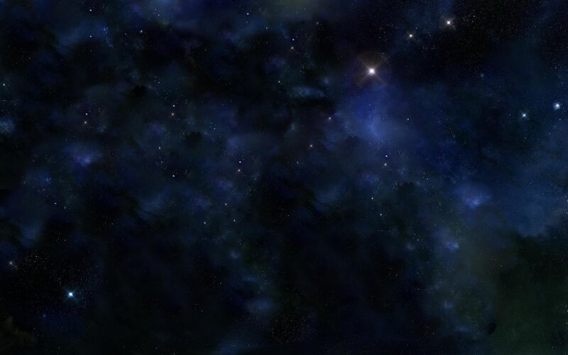 Deep Space Nebula — Blue, Cosmic